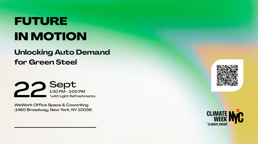 Future in Motion: Unlocking Auto Demand for Green Steel