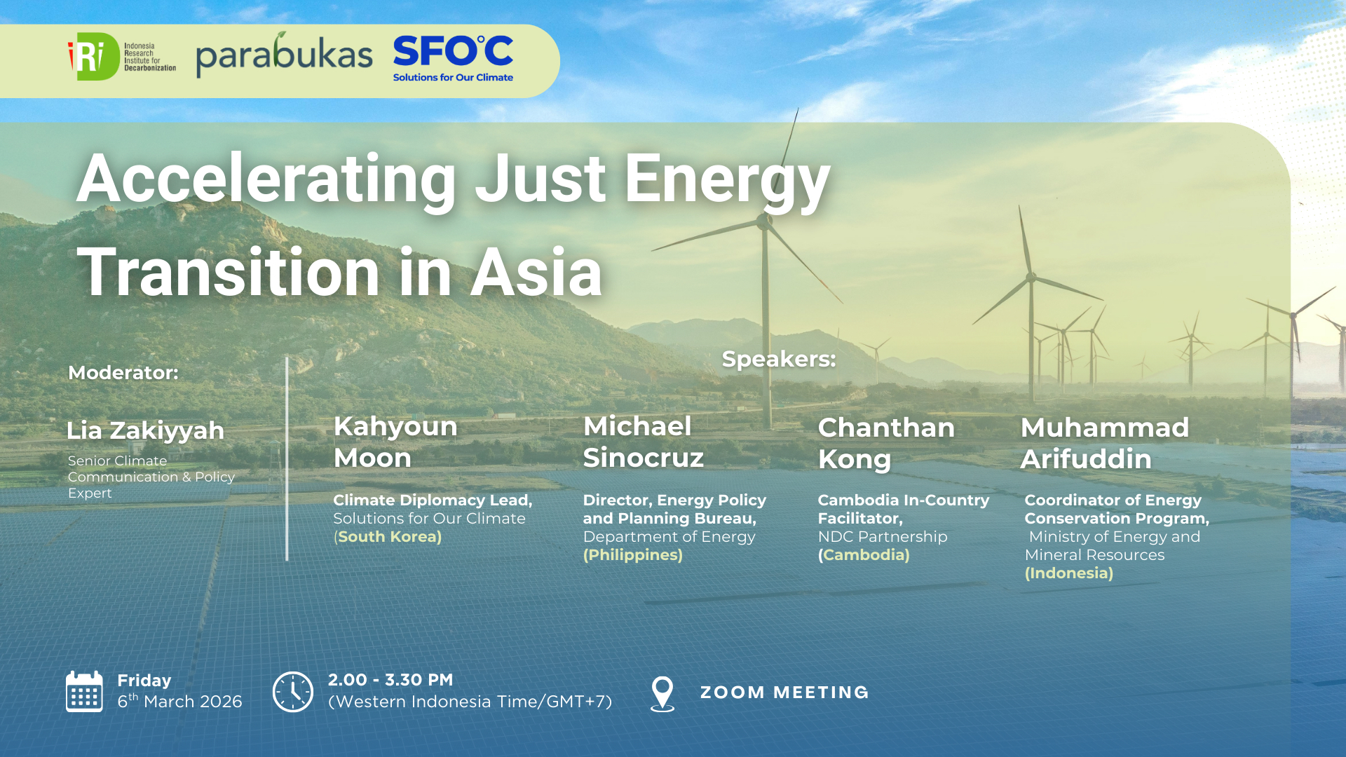 Accelerating Just Energy Transition in Asia