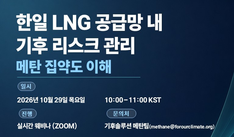 한일 LNG 공급망 내 기후 리스크 관리: 메탄 집약도 이해를 중심으로