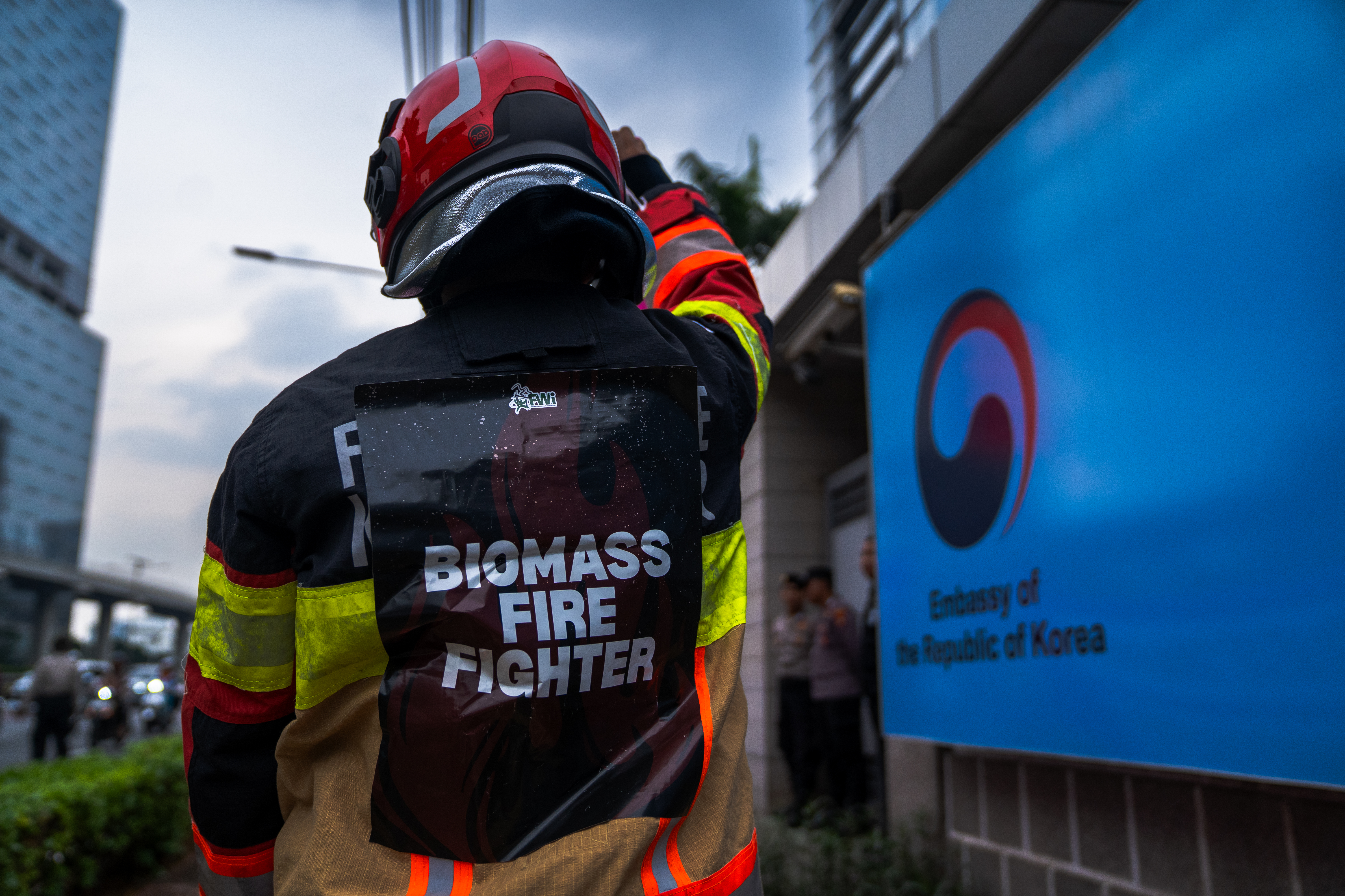 [Press Release] Activists in Jakarta expose greenwashing behind Japan and South Korea’s biomass energy 